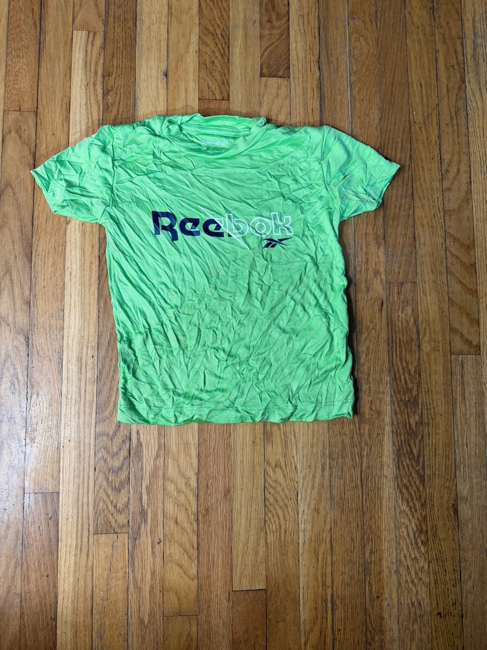 Reebok 3T Neon Green Logo T-Shirt